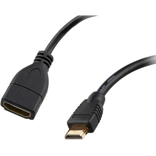 כבל מתאם Mini HDMI ל- HDMI נקבה