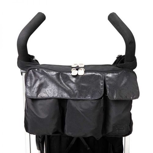 ארגונית / תיק לעגלה gitta Handy - שחור דמוי עור