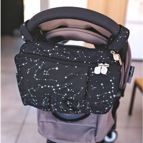 ארגונית / תיק לעגלה gitta Handy - שחור דמוי עור