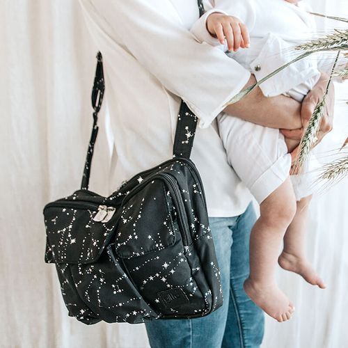 ארגונית / תיק לעגלה gitta Handy - שחור דמוי עור