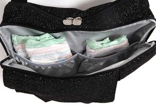 ארגונית / תיק לעגלה gitta Handy - שחור דמוי עור