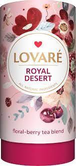 LOVARE - תערובת תה צמחים עם חתיכות פירות, פירות יער, עלי כותרת ותבלינים בניחוח דובדבן 80 גרם (כשר)