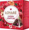 LOVARE - תערובת תה שחור ותה ירוק עם עלי כותרת פרחים וניחוח דובדבן ותות 30 גרם (כשר)