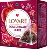 LOVARE - שייק רימונים תה שחור עם פירות יער ועלי כותרת פרחים בניחוח רימון 30 גרם (כשר)