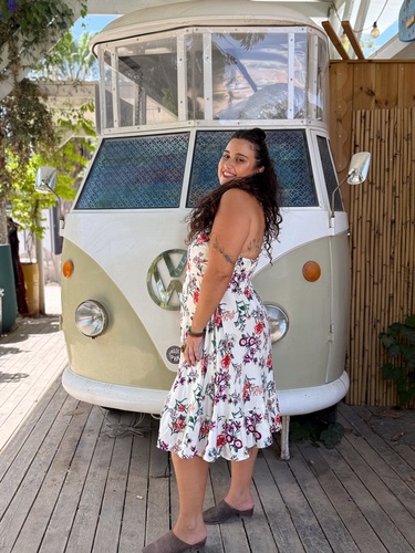 שמלת פלור plus size