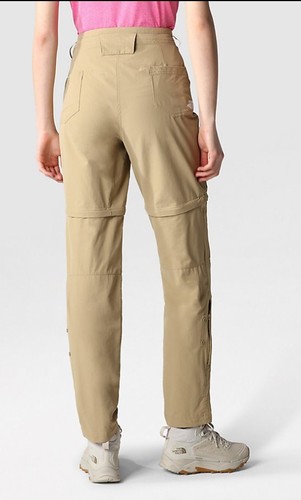 מכנסי טיולים לנשים Exploration Convertible Reg Straight Trousers בז' - The North Face