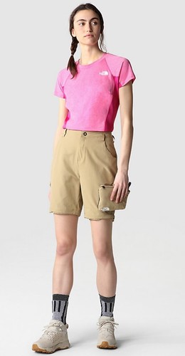 מכנסי טיולים לנשים Exploration Convertible Reg Straight Trousers בז' - The North Face