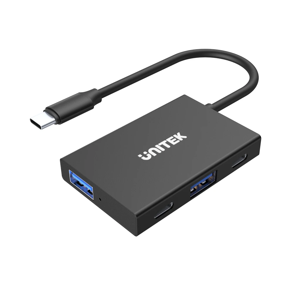 מפצל UNITEK uHUB Q4 Advanced 4-in-1 USB-C Hub H1302A