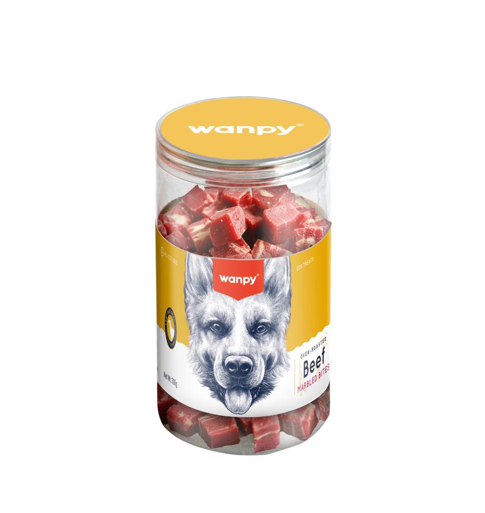 וונאפי נגיסי בקר משוישים 300 גרם Wanpy Beef Bites