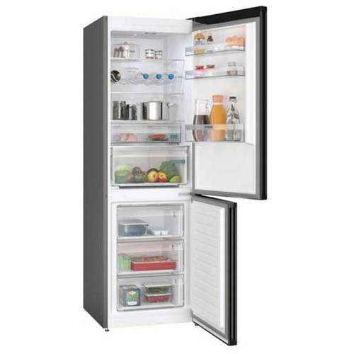 מקרר מקפיא תחתון 321 ליטר Siemens KG36NXXDF יחידה נירו מושחרת 