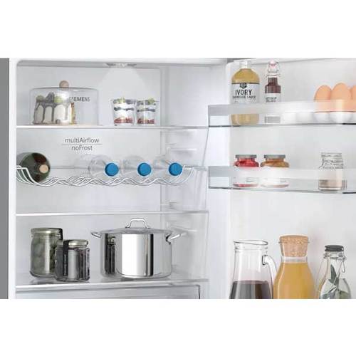 מקרר מקפיא תחתון 321 ליטר Siemens KG36NXXDF יחידה נירו מושחרת 