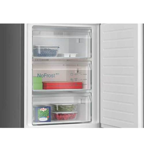 מקרר מקפיא תחתון 321 ליטר Siemens KG36NXXDF יחידה נירו מושחרת 