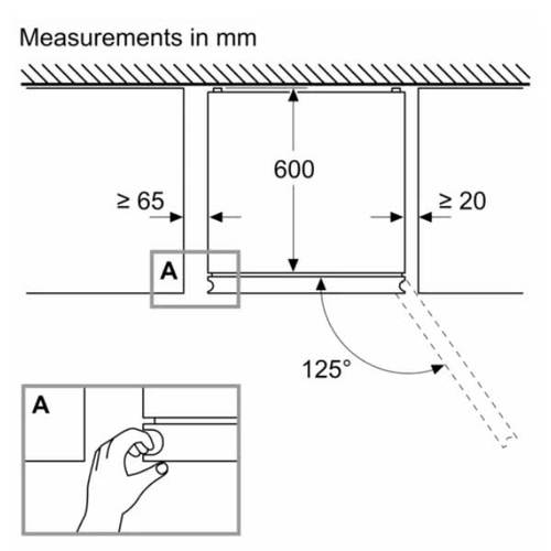 מקרר מקפיא תחתון 321 ליטר Siemens KG36NXXDF יחידה נירו מושחרת 