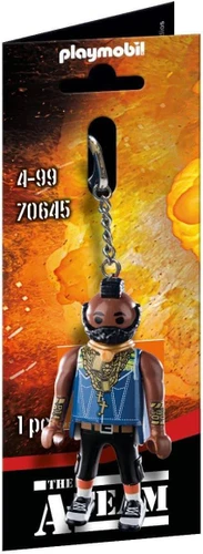 משחק פליימוביל מחזיק מפתחות של סוכנות כל הסיכונים - ברקודה לגלאי 4+