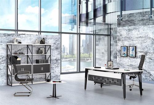 ‫שולחן משרדי Halley לבן רוחב 160 ס``מ‬‏