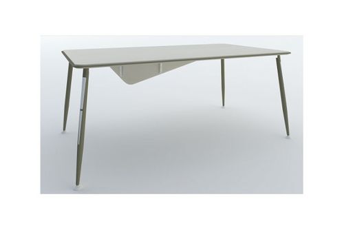 ‫שולחן ONIX לבן רוחב 160 ס``מ‬‏