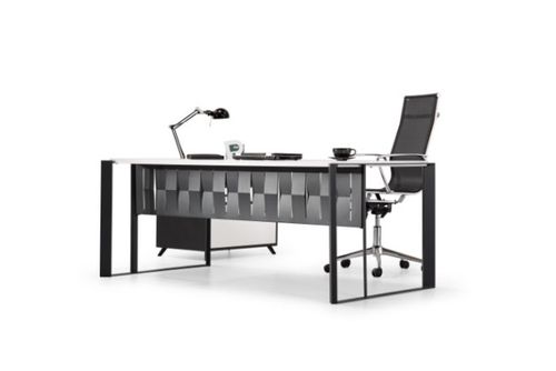 ‫שולחן משרדי LUCIA לבן רוחב 180 ס``מ‬‏