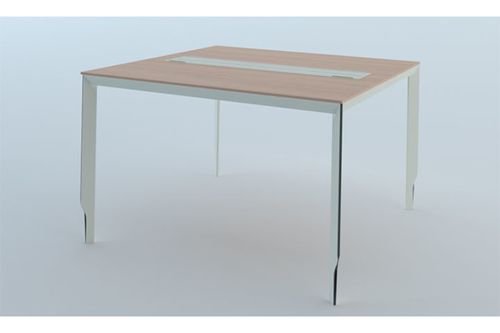 ‫שולחן לעמדת עבודה עם מחיצה FINE רוחב 140 ס``מ‬‏