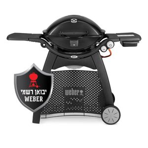 גריל גז 2 וובר Weber מבערים ומדפים מתקפלים Q3200  שחור