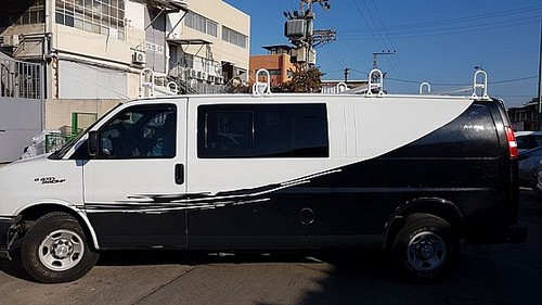 4 גגונים לרכב מאסיביים במיוחד + קשת לסוואנה/מרצדס ספרינטר/פיאט דוקטו וכו'