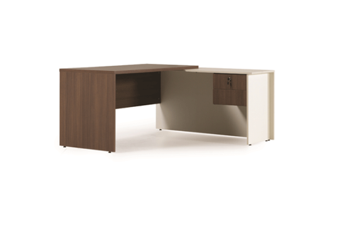 שולחן משרדי עם שלוחה 160 ס``מ EDUSSA צבע safirmesse/UD