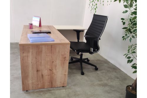 שולחן משרדי עם שלוחה 160 ס``מ EDUSSA צבע safirmesse/UD