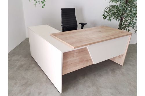 שולחן משרדי עם שלוחה 180 ס``מ EDUSSA צבע safirmesse/UD