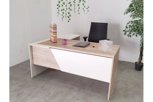 שולחן משרדי עם שלוחה 180 ס``מ EDUSSA צבע safirmesse/UD