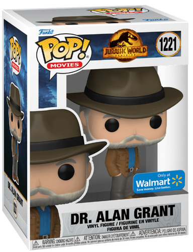 POP Movies:JW3 - Dr. Alan Grant (אקסקלוסיבי מדבקה כסופה)
