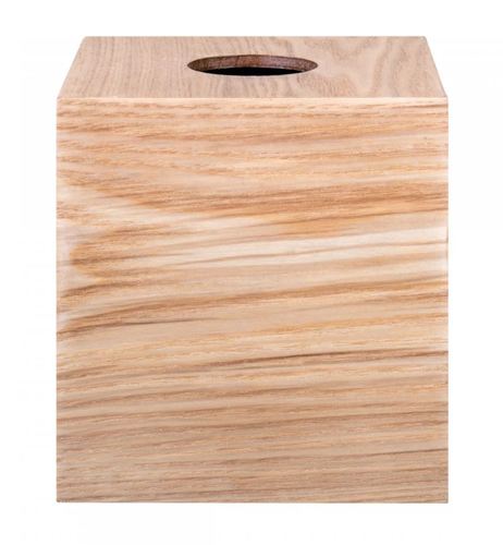 קופסת טישו מרובעת עץ WILO tissue box