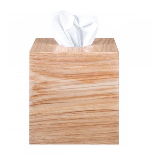 קופסת טישו מרובעת עץ WILO tissue box