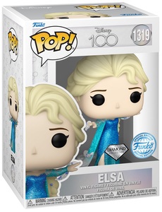 POP Disney:D100- Elsa(DGLT)(אקסקלוסיבי מדבקה כסופה) Funko