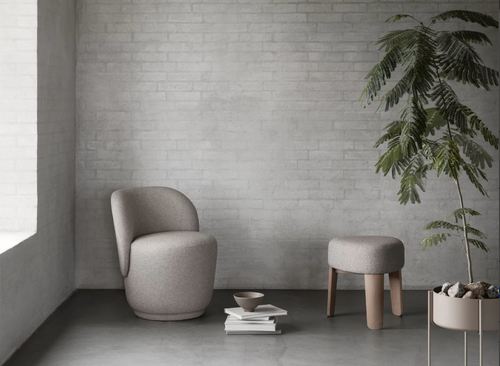  כורסא מסתובבת בוקלה מדבר KUON Swivel armchair desert