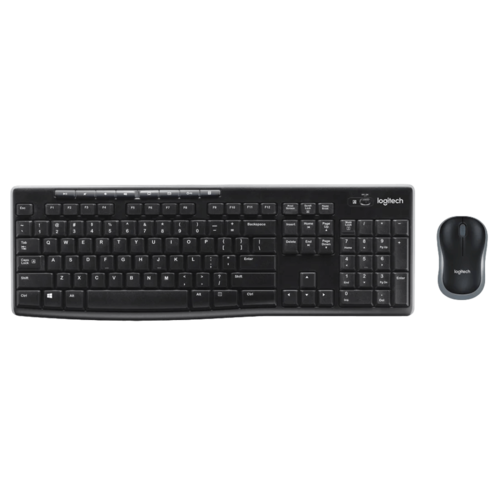 סט מקלדת  ועכבר Logitech Wireless Combo MK270