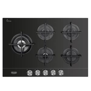 כיריים גז 5 להבות Delonghi NSL-575DNCM-IL זכוכית שחור דלונגי