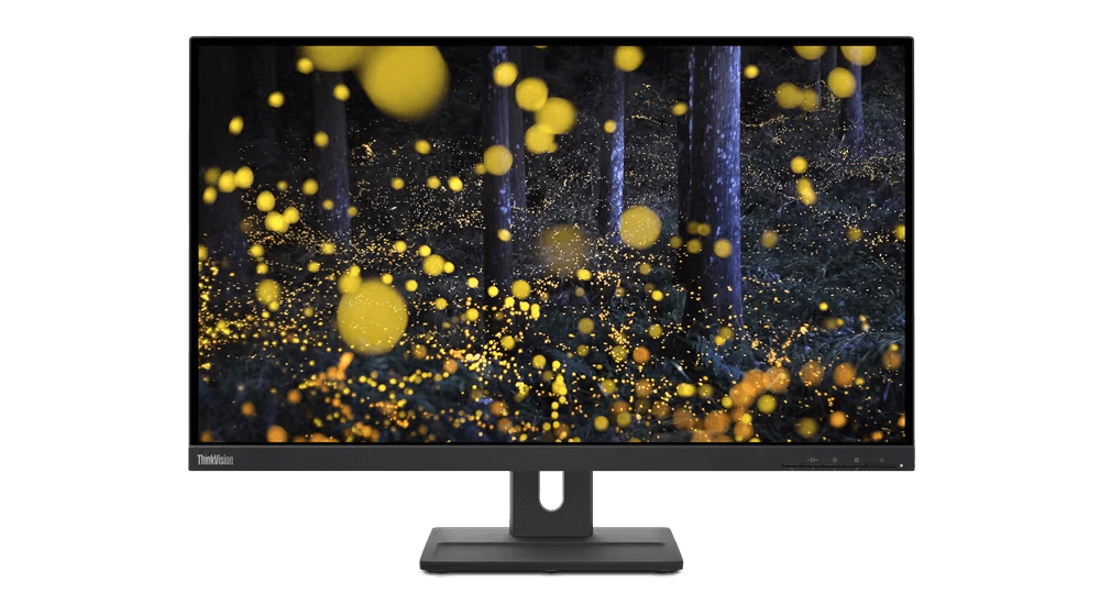 מסך מחשב Lenovo ThinkVision E27q-20 62D0GAT1IS Vesa+Pivot+Tilt+Swivel+Height 27" 2K HDMI+DP Black