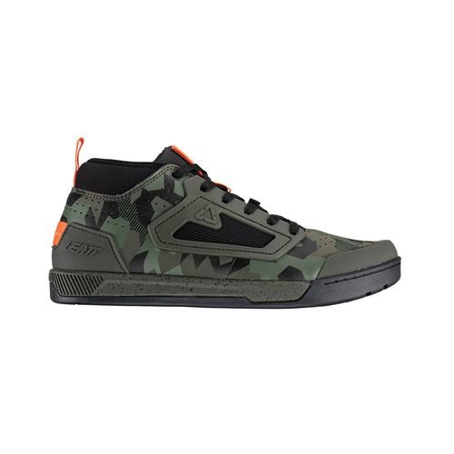 נעלי רכיבה ליט שחור / ירוק - LEATT MTB 3.0 FLAT CAMO V23