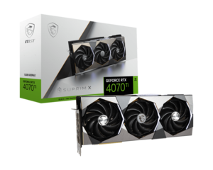 כרטיס מסך MSI GeForce RTX 4070 Ti SUPRIM X 12G