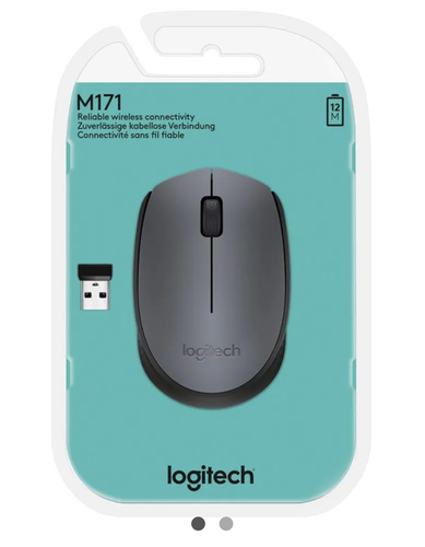 עכבר אלחוטי LogiTech M171 Wireless - שחור