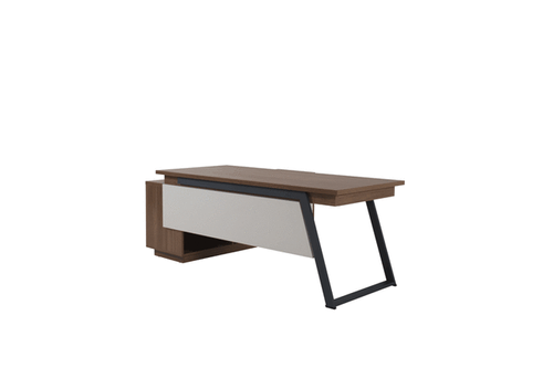 שולחן עבודה Flat כולל הרחבה 180 ס``מ צבע UD