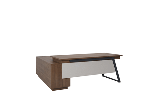 שולחן עבודה Flat כולל הרחבה 180 ס``מ צבע UD