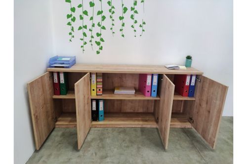 כוננית למשרד 4 דלתות, רוחב 200 ס``מ, safirmesse / UD