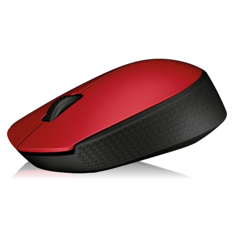 עכבר אלחוטי LogiTech M171 Wireless - אדום