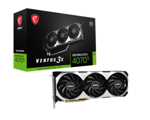 כרטיס מסך MSI GeForce RTX 4070 Ti VENTUS 3X 12G OC