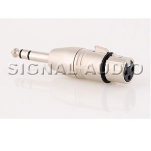 מחבר XLR נקבה לPL STEREO זכר