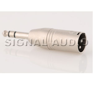 מחבר XLR זכר לPL STEREO זכר