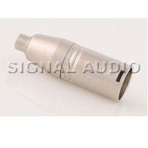 מחבר XLR זכר ל RCA נקבה