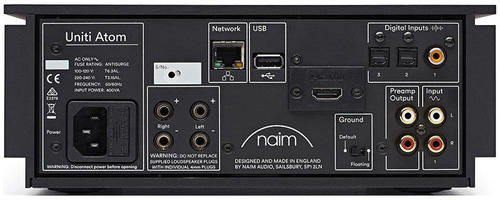 Naim Uniti Atom back