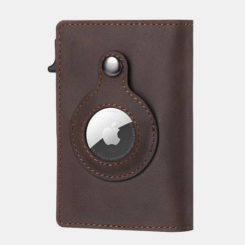 ארנק עור קפיץ עם מקום מיוחד ל Apple Airtag סדרה חדשה! במגוון צבעים