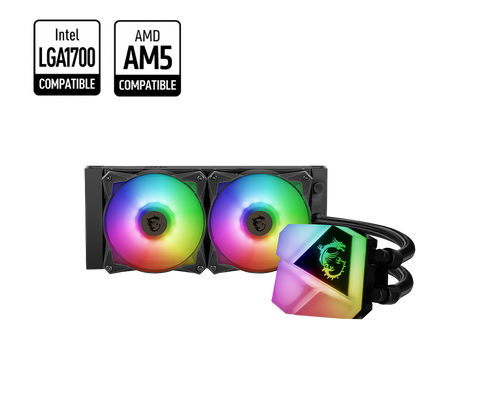 קירור נוזלי למעבד MSI MAG CORELIQUID C240